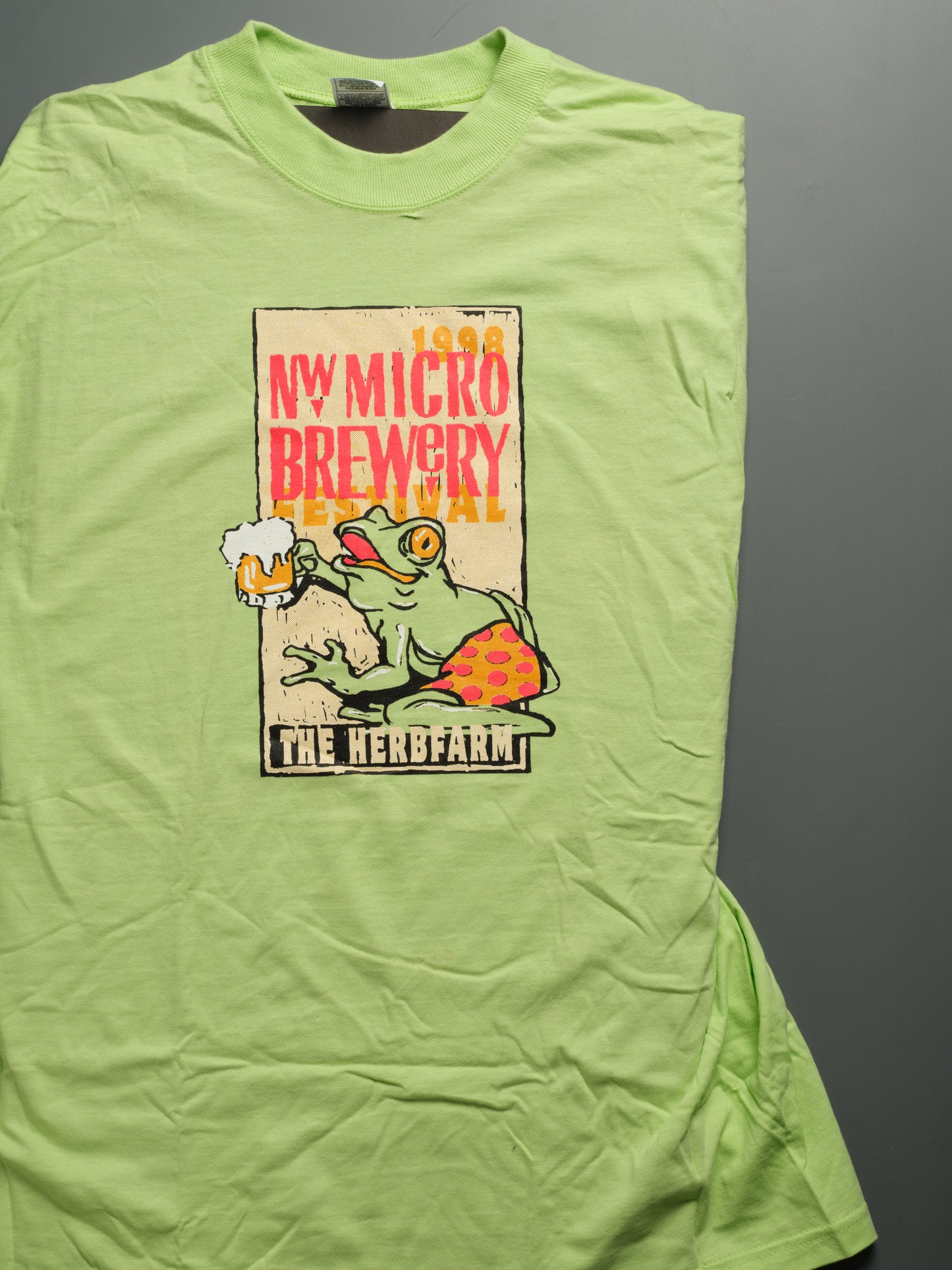 1998 Microbrewery Festival Lime Green