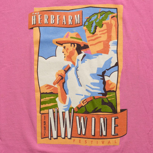 1997 Wine Festival Grape Gang Bright Pink