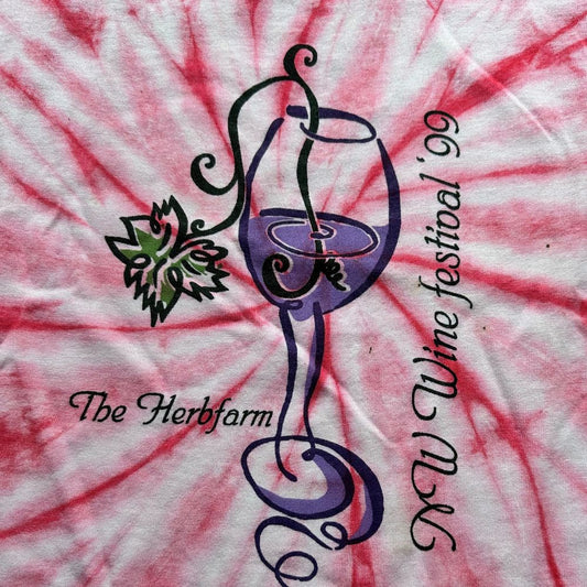 1999 Wine Festival Grape Gang Red/White Tie Dye