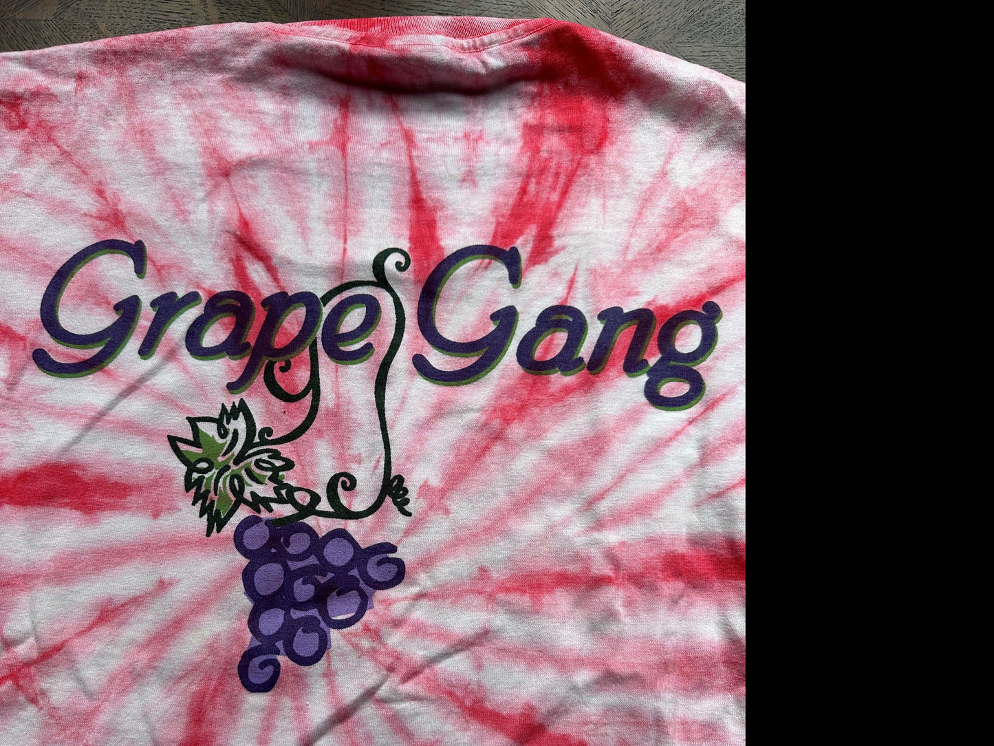 1999 Wine Festival Grape Gang Red/White Tie Dye